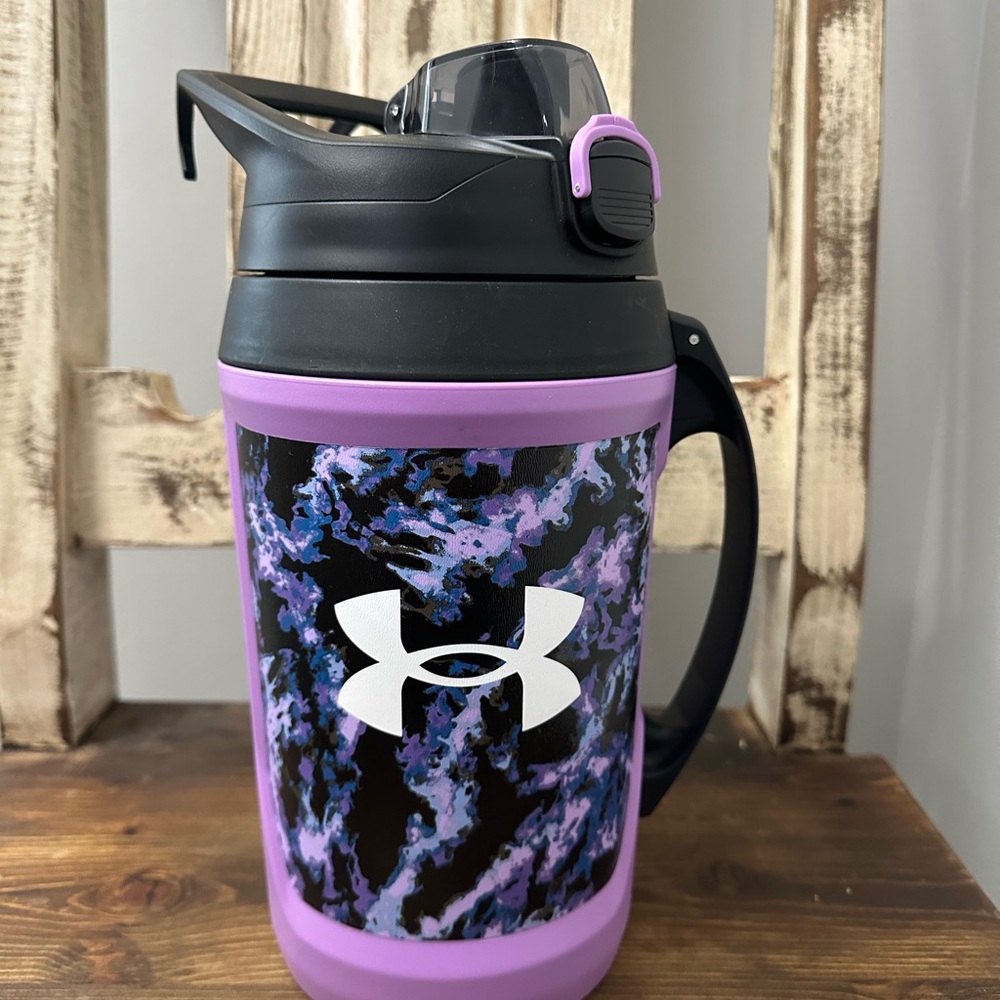 Under Armour Black and Purple Water Jug